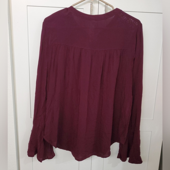 No Boundaries Long Sleeve Casual Blouse XL - Picture 2 of 5